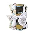 Trend Lab Cocoa Dots Blooming Bouquet Wash Cloths, Set of 5