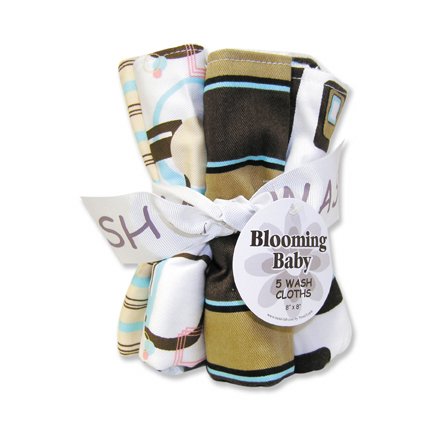 Cocoa Dots Wash Cloth Set