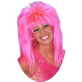 Pink Passion Glitter Diva Wig