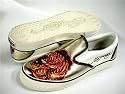 Ed Hardy Men's Metallic Deck Shoes "Tiger Cloud" Gold - 17DK203M (Size 10 & 13 only)