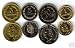 See larger Beautiful Set Of 4 El Salvador Uncirculated World Coins.Km 135.1A, Km 154, Km 155 And Km 148.