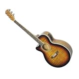 Electric Guitar Electroacoustic Mini Jumbo Solid Body