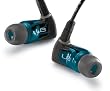 Ultimate Ears Triple.fi 10 Pro Earphones Gun Metal Blue with Roadie Case