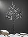 Lightshare Snow Tree 5 Feet 72 LED Light with 10 LED Snow Flake Light, Warm White