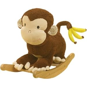 Amazon.com: Rockabye Mocha Monkey Rocker: Toys & Games
