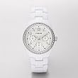 Fossil #CE1042 Women's Berkley  Multi Function White Ceramic Watch