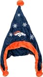 Denver Broncos NFL Official Team logo Stadium Dangle Santa Hat *NEW ITEM*