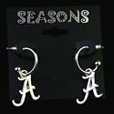 Alabama Crimson Tide Hoop Logo Earring NCAA College Athletics