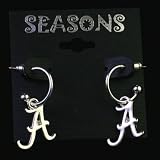 Alabama Crimson Tide Hoop Logo Earring NCAA College Athletics