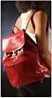 Namaste Red Boardwalk Backpack Bag Tote PVC Free