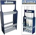 ROD RACK HOLDS 16 RODS STAND ALONE OR WALL MOUNTED