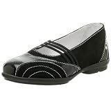 Primigi Little Kid/Big Kid A.J. Ballerina Shoe,Black,34 EU (US Little Kid 2 M)