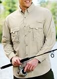 Big Mens Nylon Long Sleeve Shirt by TR Gold (Big & Tall and Regular Sizes)