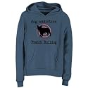 Sweatshirt Woman Steel " Dog Addiction French Bulldog " Dog