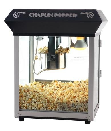 Great Northern Popcorn Black Chaplin 4 Ounce Bar Style Popcorn Machine Great Northern Popcorn Black Chaplin 4 Ounce Bar Style Popcorn Machine