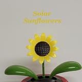 Solar Powered Dancing Sunflower - Package of Three (3) Flowers