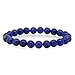 JEWELRIESHOP Unisex Synthetic Stones Healing Power Crystal Elastic Stretch 8mm Beaded Bracelet