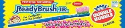 READYBRUSH JR. Toothbrushes Prepasted with DUBBLE BUBBLE flavor CS of 144 Brushes