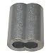 Loos Cableware SL1-16 5 Piece Aluminum Duplex Oval Crimping Sleeve Set for 1/2" Diameter Wire Rope
