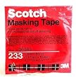 Scotch&reg; Automotive Refinish Masking Tape 233, 06343, 3 mm x 55 m