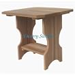 Outdoor Patio Adirondack Magazine Square Side Table