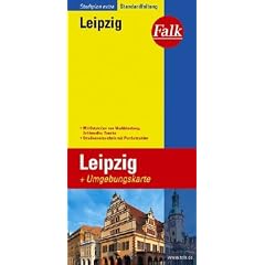 Falk Stadtplan Extra Standardfaltung Leipzig