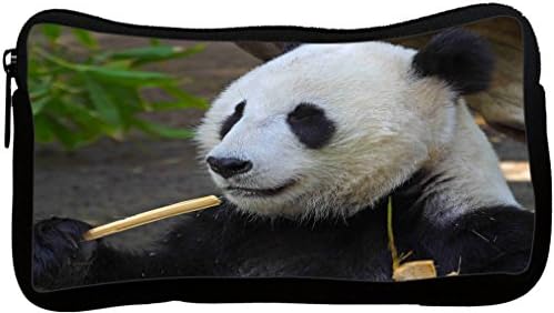Rikki Knight Panda Face Close-Up Design Neoprene Pencil Case (pc273)