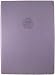 Purple Embossed Flower Leather Journal - Lined