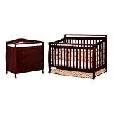 Athena Amy Convertible Crib Set in Cherry