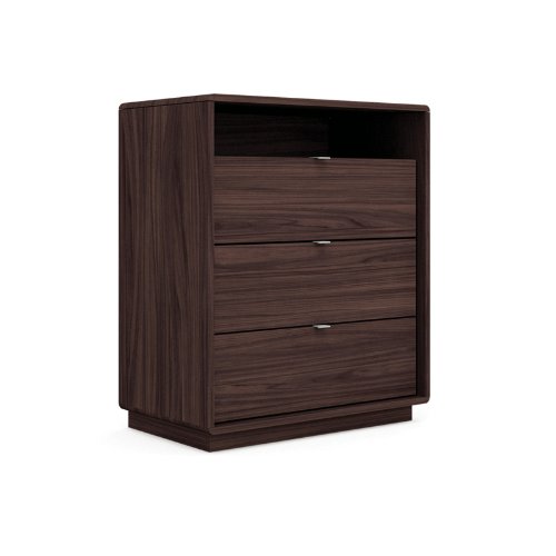 Sonax Contemporary Chest Dresser  Ebony Pecan Manning Collection
