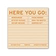Knock Knock Sticky Notes: Here You Go (Pack of 8)