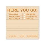 Knock Knock Sticky Notes: Here You Go (Pack of 8)