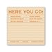 Knock Knock Sticky Notes: Here You Go (Pack of 8)