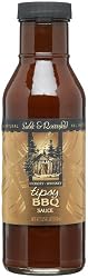 Sable & Rosenfeld Hickory Whiskey Tipsy BBQ Sauce, 11.5-Ounce Glass Jars (Pack of 6)