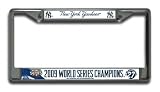 New York Yankees 2009 World Series Champions Chrome License Plate Frame
