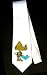 Party Decoration Necktie with broken, injured, dog, leg