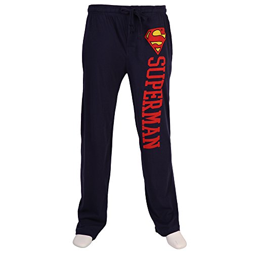 Superman Logo Adult Pajama Pants
