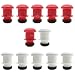 Large Bumper Pool Posts: 6 Red and 6 White w/Rubber Rings