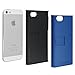 GreatShield Legacy Series Ultra Slim Fit Hybrid Case with Kickstand for Apple iPhone 5 (Blue/Black)