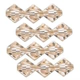 12 Light Peach Swarovski Crystal Bicone Beads 5301 4mm