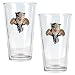 Florida Panthers NHL 2pc Pint Ale Glass Set - Primary Logo by Great American Products