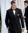Black Double-Breasted Tuxedo Jacket