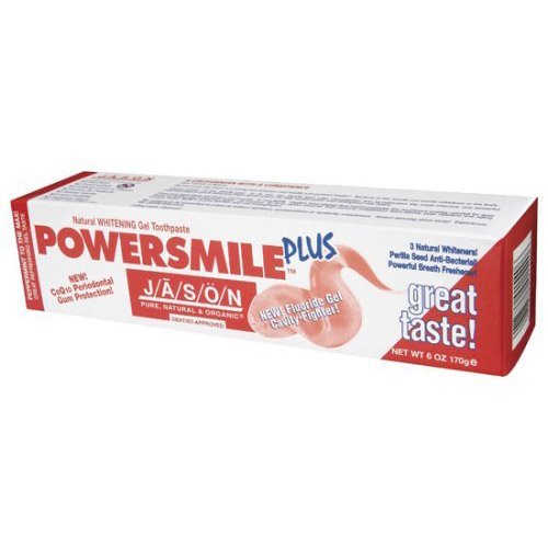 JASON Natural Cosmetics Powersmile Plus CoQ10 Fluoride Gel