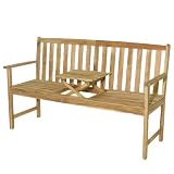 Garden Bench - Teak Furniture - Flatpack - Square Table - Outdoor Patio Seating