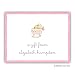 Rock-a-Bye Teddy Pink Calling Cards by Stacy Claire Boyd