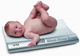 from LAICA LAICA (ITALY) BABY SCALE WITH LARGE LCD FOR EASY READINGS, 20kg / 44lb - HELPS TO MONITOR THE GROWTH OF YOUR BABY - INCLUDES A WEIGHT-HOLD & MILK INTAKE FUNCTION - TOP SELLER IN EUROPE, EASY TO USE (Model PS3001W)