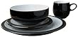 Denby Jet Black 16 Piece Boxed Tableware Set