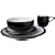Denby Jet Black 16 Piece Boxed Tableware Set