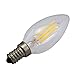 Led Filament Candelabra Bulb, 4W, Dimmable, 40-watt Equivalent, Warm White