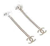 CHANEL(シャネル) 26958　シャネルアクセサリー　CCチェーンピアス　シルバー シャネル シルバー
